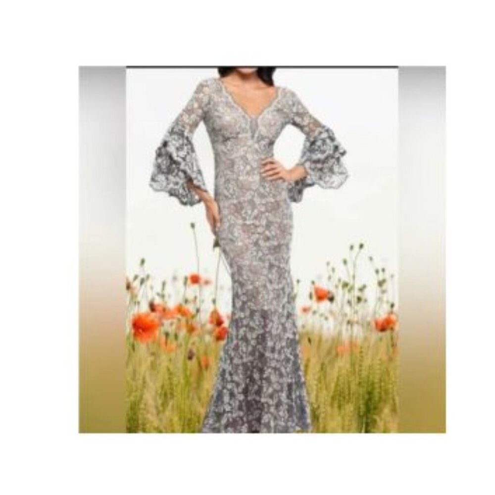 Betsy & Adam Silver Fairytale Gown